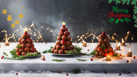 Un Natale gustoso e creativo: come realizzare un albero di Natale con polpette vegetali