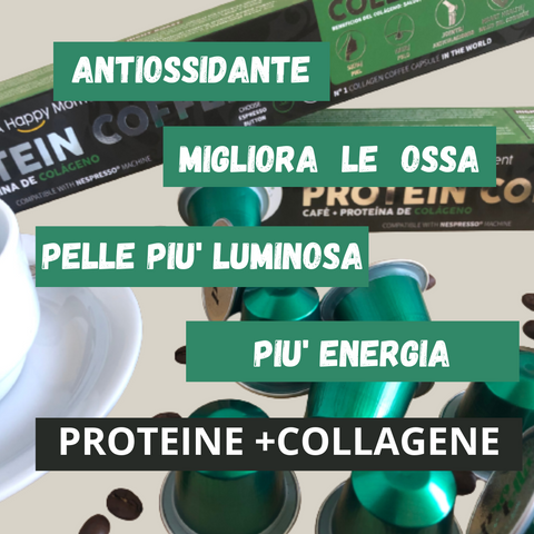 Box caffè proteico al collagene (60 capsule) (compatibile Nespresso®)