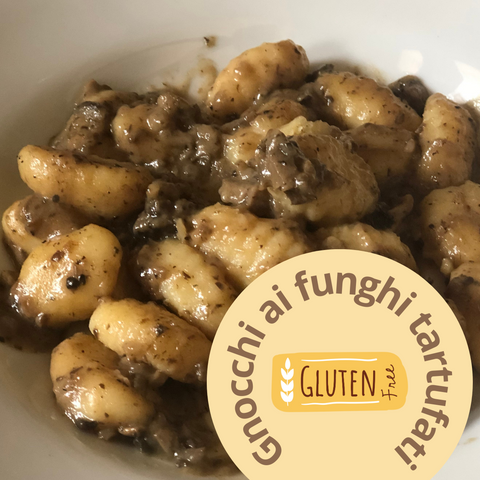 Piatti Pronti Gnocchi senza glutine ai funghi tartufati