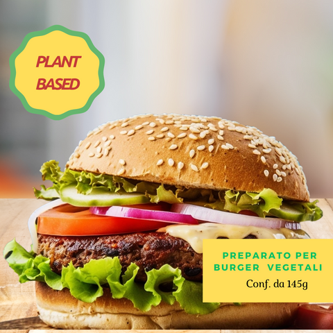 Mélange de burger de légumes adapté aux végétaliens | 1 paquet X 4 Burgers d'environ 120 g 
